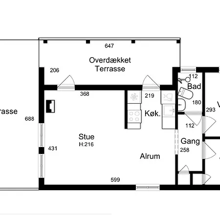펜션 Idyllic On North Langeland Tranekær